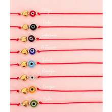 1PC Bohemian Style/Multi Colored Eyeballs/Colorful Eyes/Lucky Red Bracelet/Fashion Accessory, Suitable For Women, Couples/Friends To Wear, Suitable For Daily Gatherings, Holiday Parties, Holiday Gifts, Women's Preferred Gifts