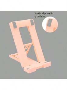 Adjustable 6-Level Mobile Phone/Tablet Stand, Portable Folding Desk Holder, Universal ABS Material, Waterproof, Suitable For All Devices