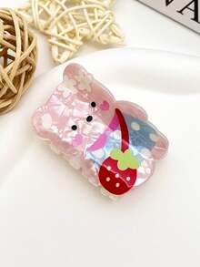 发夹 1 件女式新款渐变色恐龙夹卡通可爱小恐龙发夹后脑勺发尾发夹配饰发饰优雅爪夹，学校用品，学院秋季配饰秋冬度假装女士 - 彩色 - 查看 25