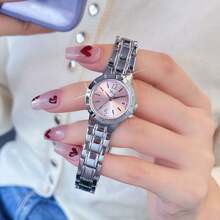 Reloj de muñeca pequeño y redondo, delicado y compacto, regalo de cumpleaños/Navidad