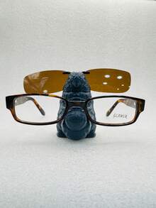 1 Piece Eyeglass Frame, Clip-On, 2 In 1, PROMOTION - 豹紋-P - 查看 5