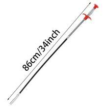 Serpente per scarico, Rimuovi intasamento - Attrezzi per la pulizia delle grondaie, Pulitore per scarico di toilette, fogna, doccia, cucina, bagno, vasca da bagno intasata, Apri, Strumento di pulizia, Pinza flessibile per afferrare e raccogliere