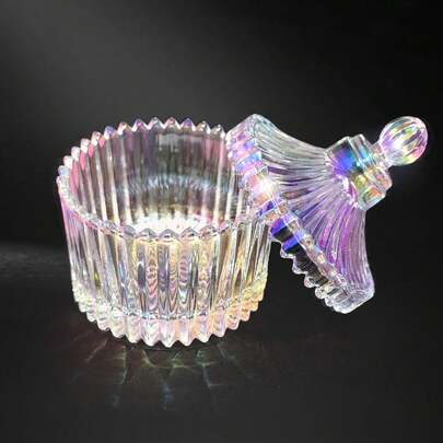 Brosse à ongles multifonction grande avec tasse de mélange - Tasse de mélange de couleurs cristal avec couvercle pour ongles en acrylique, outil de manucure professionnel pour salon et maison, cadeau parfait pour la Noël, l'anniversaire, la Saint-Valentin, la Fête des Mères, Halloween pour les techniciens des ongles