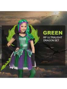 1pc Halloween PU Foam Dragon Wing Carnival Masquerade Costume Cosplay Dragon Wing, Stitch Toys, Travel Toys, Classroom Fidget Toys, Mini Stuff, Bath Toys, Christmas Stationery, Stress Ball, Birthday Gift, Christmas Gift, Halloween Gift, Christmas Eve Gift, Perfect Gift, Gift, Toys, Games - Multicolor - View 4