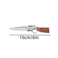 AK47 Flipper Pocket Knife, AK47 Pocket Folding Knife, Tactical Knife For Camping Hunting Survival Indoor And Outdoor Activities Mens Gift-Ideal For Hiking, Fishing, Emergency, EDC Tactical Tool Knife - Brown Wood Grain - View 11