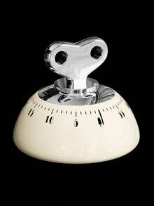 1pc Magnetic Kitchen Timer - Precision Countdown Timer With Strong Adhesive, Mechanical Desktop/Fridge Timer For Cooking, Baking & Studying (Easy-Read Dial) - Multicolor - View 11