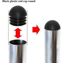 Round Tube Plugs (Outer Diameter 19 Mm), 14 Round Sheet Plugs With Round Spherical Heads, Saddle Plugs, Polyethylene Plastic Tube Caps, Suitable For Pallets And