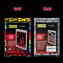 Vorinclex 5pcs 35PT Magnetic Card Holders ,ZAcrylic Clear Card Sleeves Frame ,Transparent Card Collection Sleeves Protector For PTCG/MGT ,One Touch Card Holder For Trading Basketball Sports Cards, Card Top Loader ,Hard Card Sleeve,Display Rack / Showcase/Acrylic Stand/Display Stand