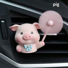 Cute Animal Rotating Windmill Car Air Conditioner Vent Decorations Car Interior Accessories Car Clips - Multicolor - View 7