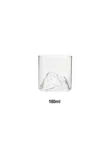 6PCS Christmas Mountain Whiskey Glasses, 180ml Creative Old Fashioned Rock Glasses, High Borosilicate Liquor Tumblers, Barware Set, Holiday Gifts, Christmas Decorations, Party Supplies, Drinkware