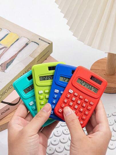 Set calcolatrice classico best-seller, design minimalista, calcolatrice classica, mini portatile ultra sottile, piccola, pulsanti leggeri, lunga durata in standby, calcolo preciso, design carino