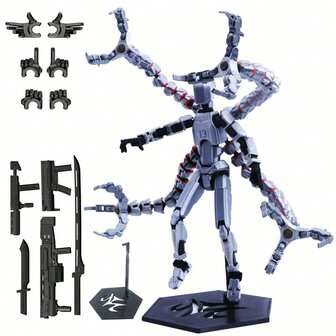Accesorios de figura de acción personalizada T13 impresa en 3D, muñeco T13 de 13 articulaciones móviles coleccionable para decoración de escritorio, juguetes móviles T-13 impresos en 3D