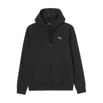 Puma Fleece Lined Hooded Jacket Casual Outerwear For Women, Autumn/Winter, Zipper Knit Sportswear