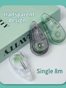 1pc Dot Correction Tape, High Capacity, Transparent Double-Sided Adhesive, Suitable For Children's Handmade Scrapbooking, Stickers, High Viscosity Dotted Double-Sided Tape, Seamless, Student Correction Tape, Craft Supply Tool