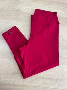 K2B Leggings 24h Shipping Gym Training Zero Transparency All Sizes Plus Size Black And Colorful - Red - View 5