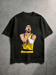 220g Pacers Halliburton Magic Cover T-Shirt - màu đen - Xem 1