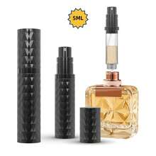 Perfume Travel Refillable Bottle,Bottom-Filling Perfumes Atomizer,Mini Cologne Dispenser, Portable Fragrances Sprayer Pocket Size Perfume Container For Women Men Cruise Trip Gift-F809SJ