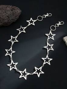 1 chiếc dây đeo eo hình ngôi sao phong cách punk tối giản thời trang, dây đeo thân hình quyến rũ cá nhân hóa dành cho nam, dùng để trang trí quần, phụ kiện cho trang phục hàng ngày, lễ hội âm nhạc, tiệc tùng. - Vàng - Xem 8