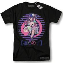 Oshi No Ko Ai Hoshino Shirt Girl Call Of The Night Anime Manga Graphic T-Shirt - màu đen - Xem 6