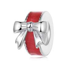 bamoer Accesorios de cuentas de Bamoe Charm Navidad Lindo Viento Cuentas Árbol de Navidad Muñeco de Nieve DIY Pulsera Cuentas Europeas y Americanas Campana de Navidad Cuentas de Plata S925 Joyería de Mujer