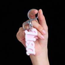 Customized Acrylic Name Keychain, Old English Font, Personalized Letter Keyring, Creative Backpack Pendant, Suitable For Bags, Keys, Suitcases, Ideal Gift For Couples, Friends And Pets, Birthday Present, ,Colorful,Cute,Adorable,Funny,Kawaii,Y2K,Stylish,Unisex,Casual,Custom,Personalized,Unique,Customized,Ideal Gifts For Him,Ideal Gifts For Her,Her,Boyfriend,Girlfriend,Family,Friends - Black and White - View 15