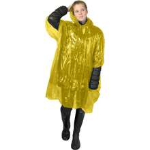 Generic Unisex Adult Mayan Plastic Raincoat (Yellow) - Yellow - View 1