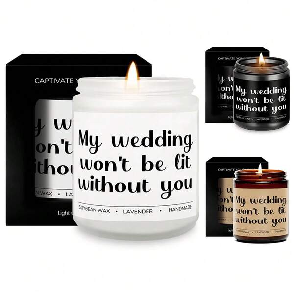 Wedding Day Gifts Idea For Matron Maid Of Honor Bridesmaid Proposal Groomsmen Guests Bulk Women Bestie Friend On Engagement Bachelorette Party Favors Bridal Shower Cute Friendship Novelty Funny Unique Stuff Essentials Present Scented Candle Halloween,Spooky,Autumn,Festival,Holiday ,Winter,Holiday,Festival,Room Decor,Gifts Birthday Graduation