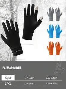 1 paire de gants fins en polaire WRELS avec écran tactile, élastiques et chauds pour hommes et femmes. Gants coupe-vent pour le cyclisme, la randonnée, le camping et les sports d'extérieur en automne/hiver - Multicolore - Voir 3