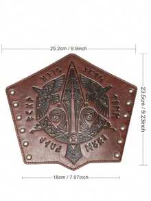 Medieval Leather Bracers Dragon Embossed Viking Leather Bracers Leather Arm Armer Cuff Leather Gauntlet Costumes Accessories