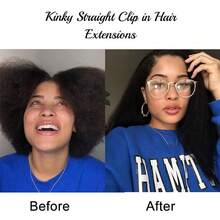 9A Grade Brazilian Remy Human Hair, Seamless Straight Clip-In Hair Extensions, Daily Wear, Brazilian Virgin Hair, Full Head Curly Clip-In Hair Extensions, Brazilian Remy Hair Extensions, For Women - S1B - View 6