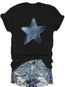 Women T-Shirts - Black - View 1