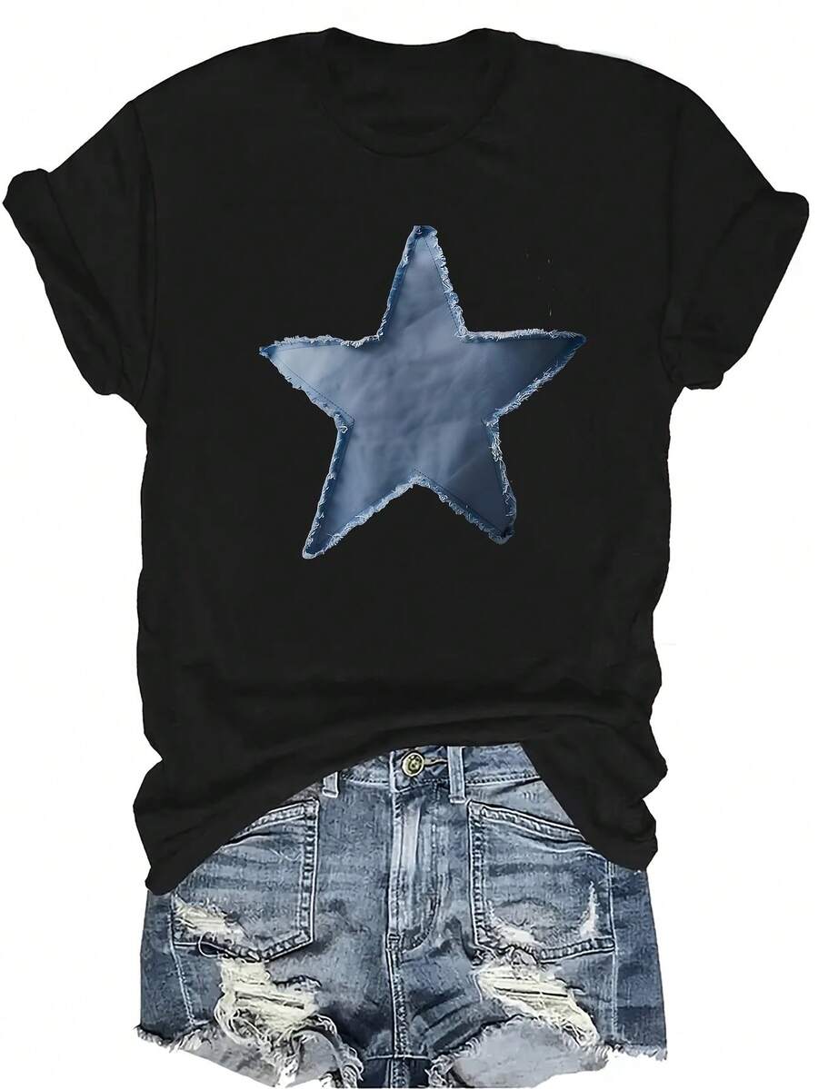 Women T-Shirts - Black - View 1