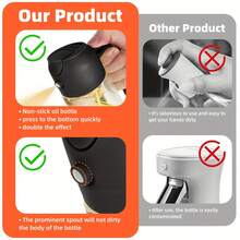 Kitchen Oil Sprayer - 2-In-1 Mist And Pour Multifunctional Oil Bottle Dispenser And Sprayer - Olive Oil Bottle - Cooking, Restaurant Kitchen, Salad, Grilling Oil Sprayer, Suitable For Cooking, Grilling, Baking, Air Fryer, Baking,Random Color - View 5