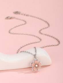 1 chiếc vòng cổ mặt dây chuyền hình hoa nhiều màu sắc xinh xắn, thời trang, phù hợp cho bé gái và trẻ em, tinh tế cho các bữa tiệc, trang phục mùa hè, sử dụng hàng ngày và làm quà tặng sinh nhật. - Nhiều màu - Xem 7