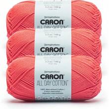 Premium Mercerized Cotton Yarn 3 Pack 173 Yards Each Soft Durable Knitting Crochet Thread Country Blue Color Quick-Dyeing Beginner Expert Use Scarves Blankets Home Decor Craft Projects - 西瓜 - 查看 1