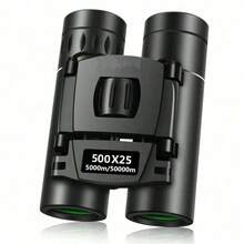 Binoculares con zoom de alta definición + trípode - Binoculares plegables portátiles, aptos para caza, camping y viajes al aire libre - Materiales duraderos - Multicolor - Ver 7