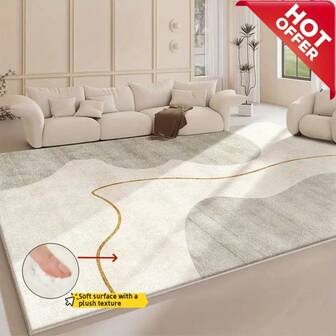 A Large Area Rug, Newly Upgraded With A High Weight Of 950g/M², Features A Dense Velvet Texture For Enhanced Comfort Underfoot. It Is Fade-Resistant And Abrasion-Proof, With Enlarged Friction Particles On The Backing To Increase Grip And Keep It Firmly In Place. This Luxurious And Premium Area Rug Is An Essential Home Decoration Christmas Decor Kitchen Rug