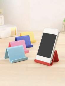 1/3pcs Transparent Acrylic Mobile Phone Display Stand Holder For Bedroom, Living Room, Office,Desktop Creative Tv Viewing Slouchy Holder, Cell Phone & Tablet Slouchy Bracket,Creative Decor, Convenient Charging, Suitable For Multiple Scenarios,Minimalist Phone Storage Rack.