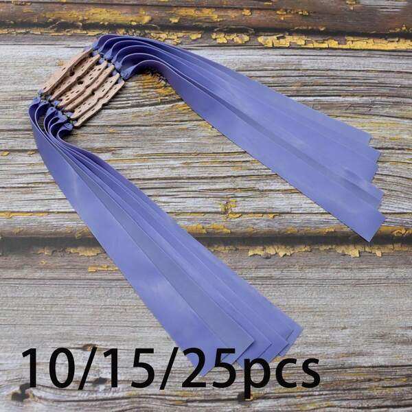 10/15/25 szt. gumek zapasowych do procy myśliwskiej, płaskie gumki o grubości 0,5 mm, odpowiednie do procy z zębami smoka, wytrzymałe, wysokiej jakości gumki, odpowiednie do strzelania na świeżym powietrzu i gier myśliwskich, świetny prezent dla entuzjastów procy na świeżym powietrzu