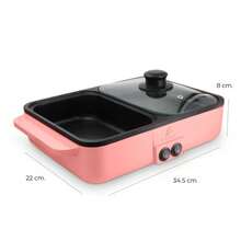 Parrilla Eléctrica 2 en 1 Cocina y Calienta - Tipo de Enchufe B USA (110-127V) - Ver 6