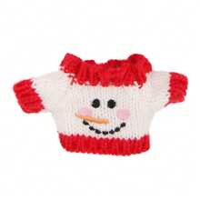 Neue Weihnachtskostüm-Accessoires, Puppen dekorieren, für Labubu, Weihnachtsferien-Dekoration, Feiertagsgeburtstaggeschenk (Puppe nicht enthalten)