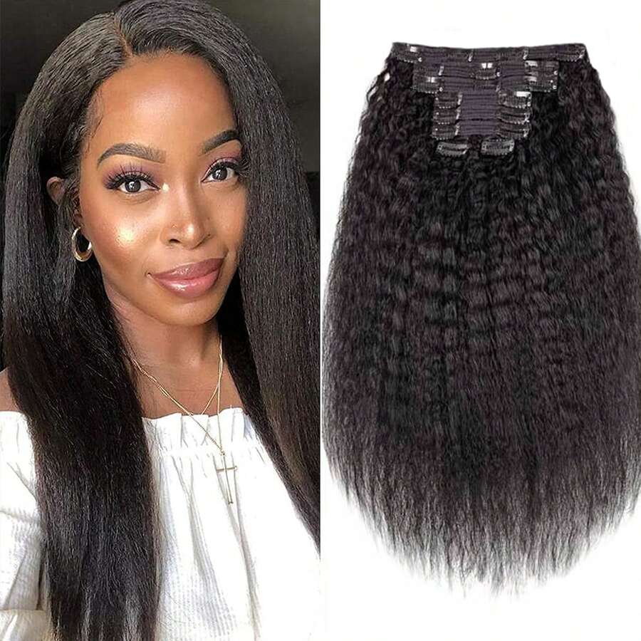9A Grade Brazilian Remy Human Hair, Seamless Straight Clip-In Hair Extensions, Daily Wear, Brazilian Virgin Hair, Full Head Curly Clip-In Hair Extensions, Brazilian Remy Hair Extensions, For Women