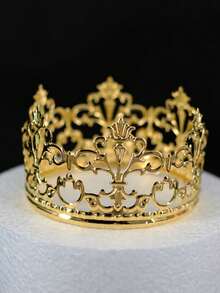 1pc Alloy Bridal Crown, Princess Tiara For Birthday, Wedding, Party, Valentine's Day, Women's Day, Mother's Day Floral Decoration