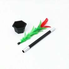 1pc Magic Trick Toy, Magic Wand To Flower, Transforming Magic Box, Magic Coin Trick Props, Suitable For Family Party, Street Performance, Stage Show - Multicolor - View 6