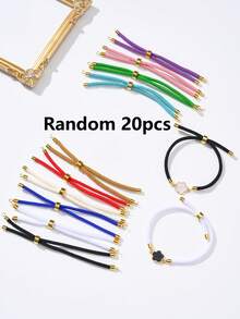 5/10/20/30/50/100/200/300/400/500pcs Multi-Color Elegant Quatrefoil Flower Double Hole Pendant, Suitable For DIY Necklace, Bracelet, Earring, Key Chain, Phone Charm, Couple Gift Jewelry Making