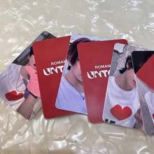 1 套/7 张 Kpop 专辑《ROMANCE UNTOLD》| 双面打印涂层 LOMO 卡 HeeSeung Jake JungWon Jay 粉丝收藏礼物 - 彩色 - 查看 1