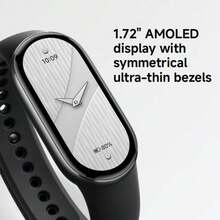 Xiaomi Smart Band 10（标准版）智能手环，150 多种运动模式，1.72 英寸 AMOLED 显示屏，增强型睡眠管理，个性化指导，超长电池寿命，仅支持英语和中文 - 粉色 - 查看 2