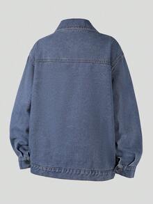 Boys' Casual Distressed Denim Jacket, Spring/Autumn