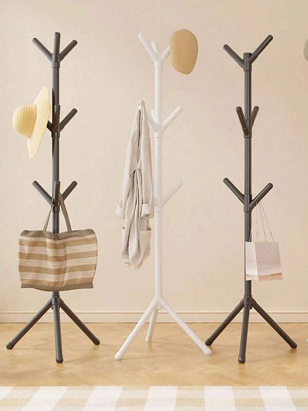 1 pieza Perchero de ropa simple, perchero de pie para dormitorio, organizador de almacenamiento para el hogar, decoración de dormitorio, accesorios de habitación, simple, vacaciones de primavera, estilo bohemio chic, estilo de lujo, Día de la Madre, primavera, decoración de primavera, bohemio, artículos de habitación (carga máxima 20 kg)