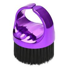1 件装 环颈除尘梳 理发师去除松散头发刷 剪发刷 软毛清洁刷 美发工具 - 彩色 - 查看 14